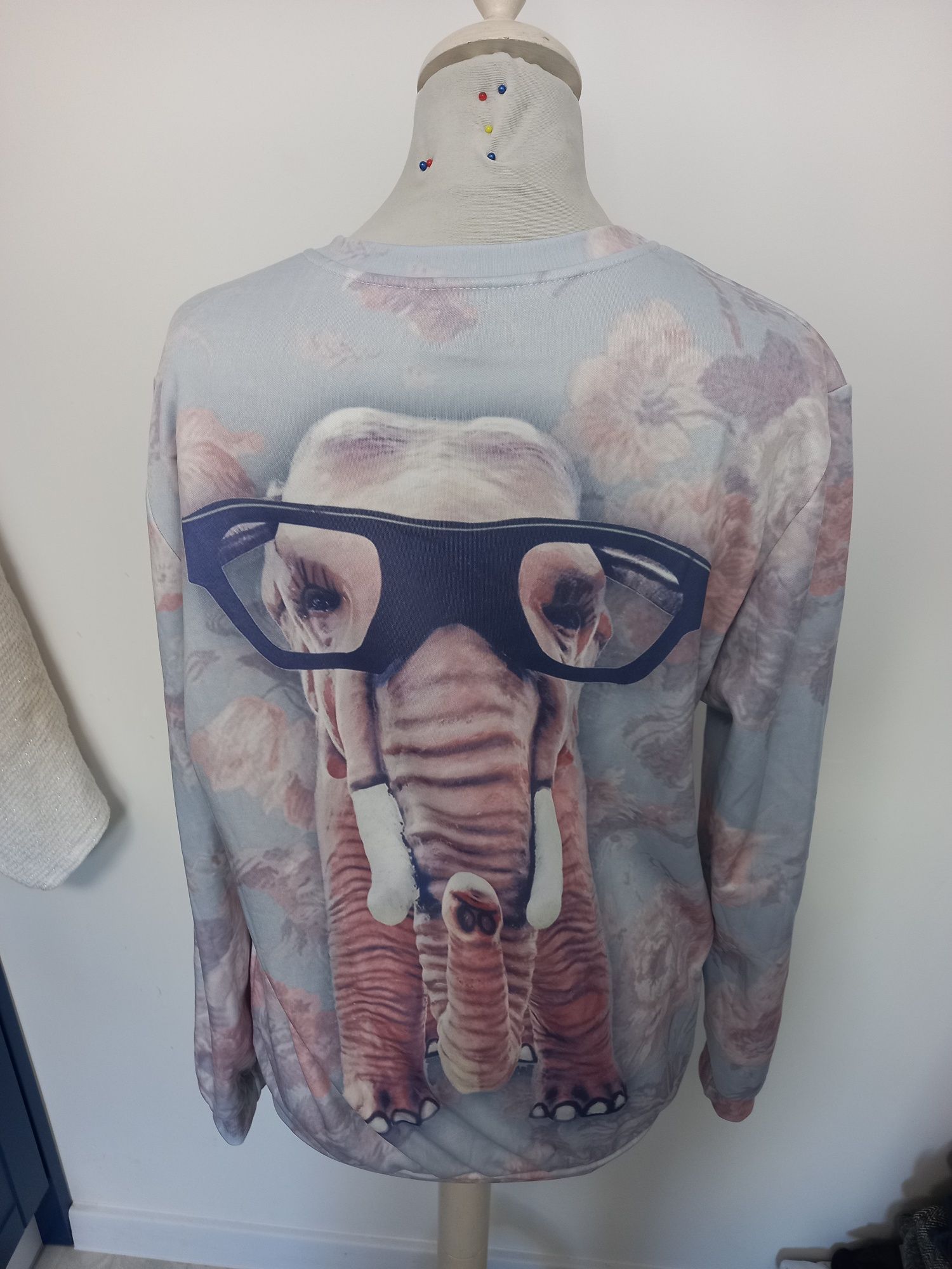 Bluza Mr. GUGU& Miss GO r. M słoń wzór