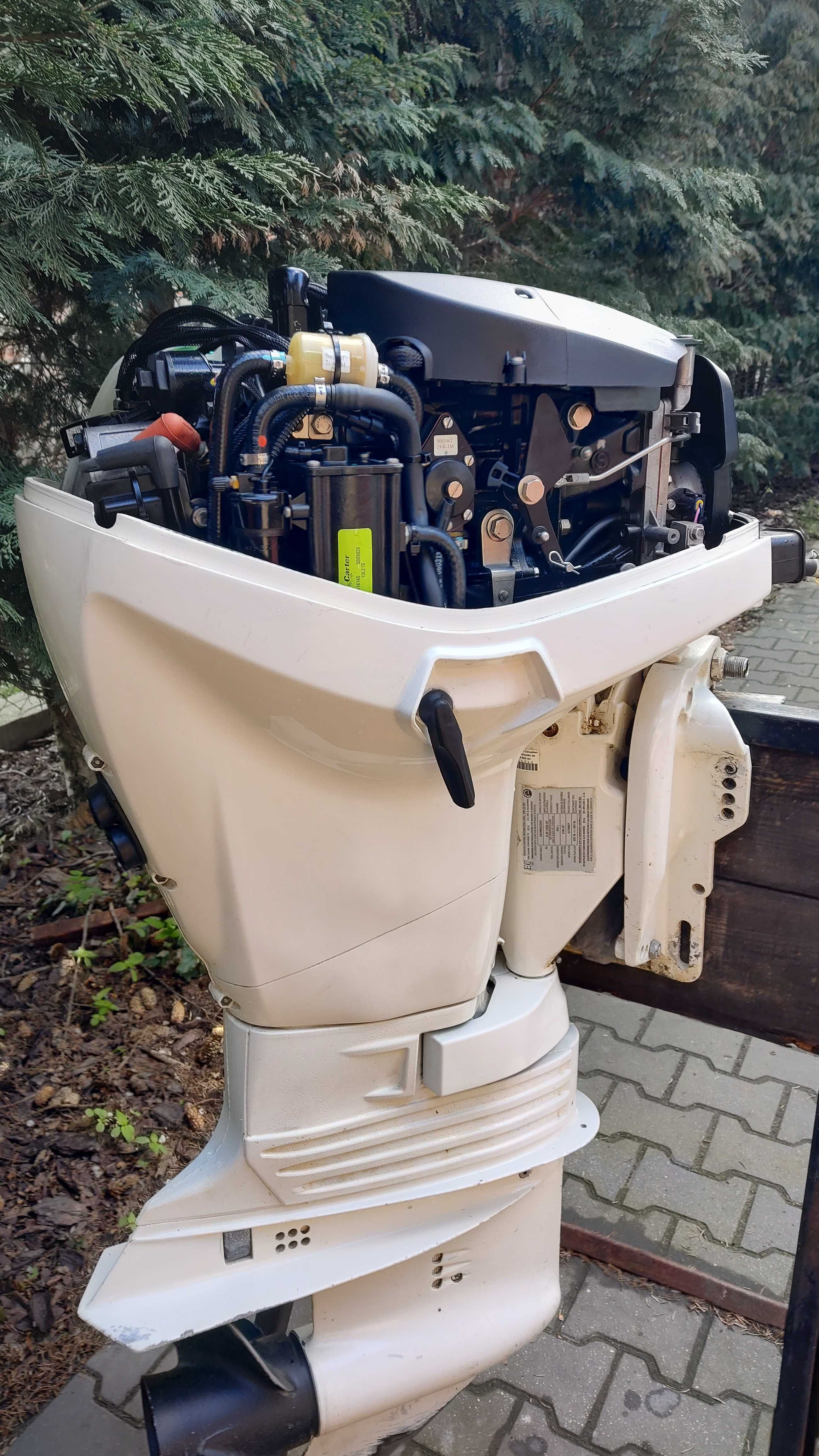 Silnik Zaburtowy Evinrude E-TEC 40 kM. 2014 r. Manetka