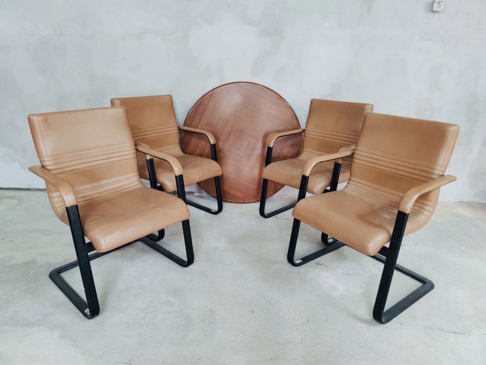 Cadeira cadeirao em pele vintage