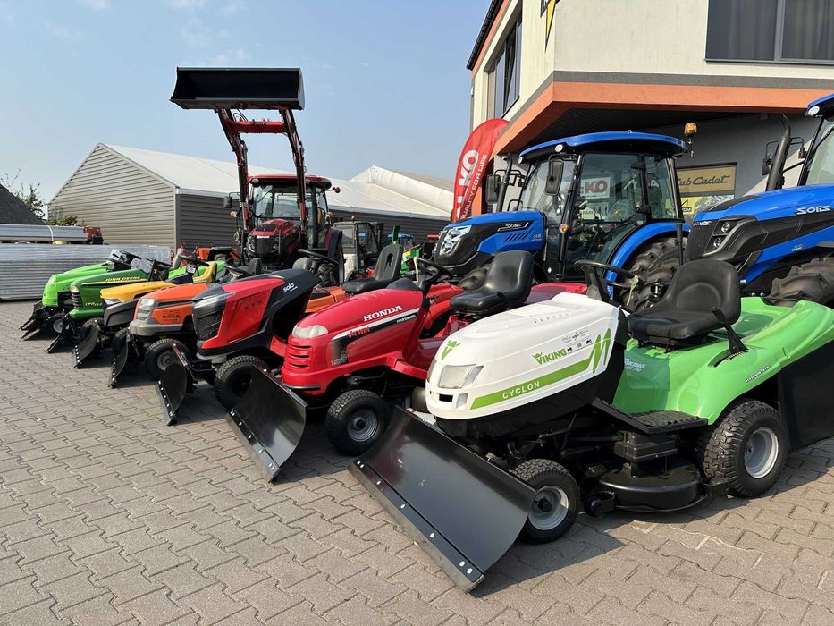 Pług do odśnieżania do wszystkich modeli traktorów ogrodowych