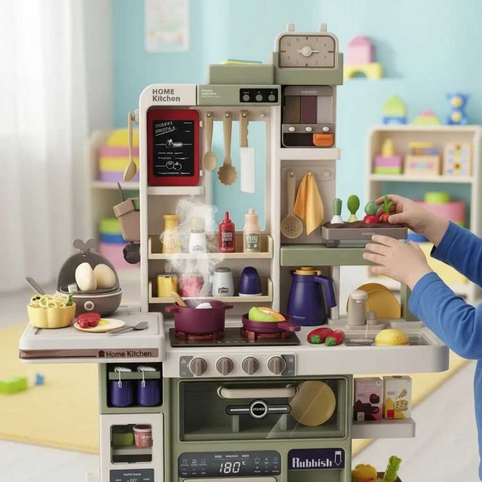 Акція кухня дитяча 93см, 88 предметів нова лімо тойс іграшкова детская