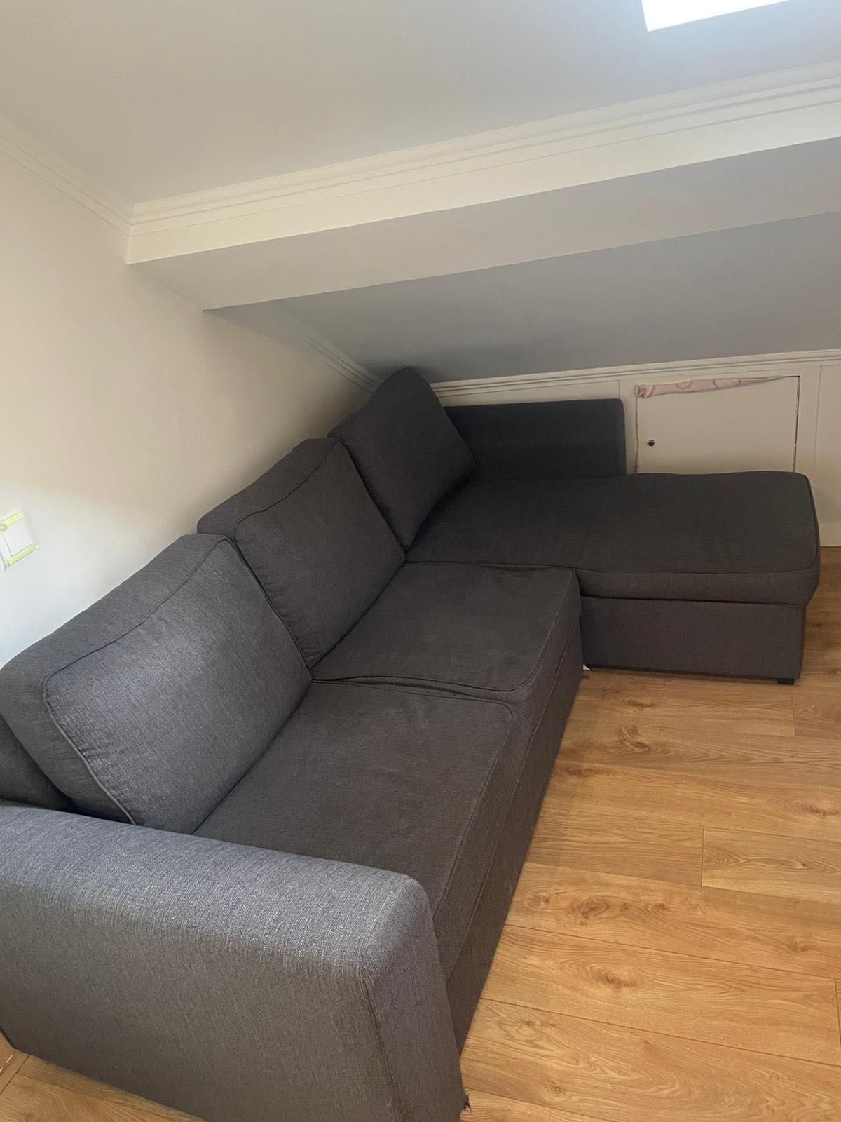 Sofa L grande de 3 lugares