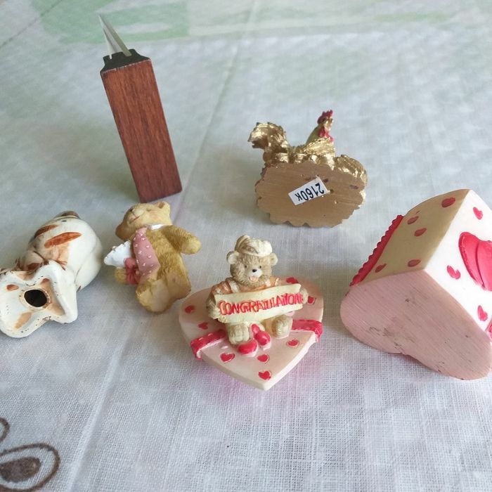 Фигурки котик  шкатулка мишка