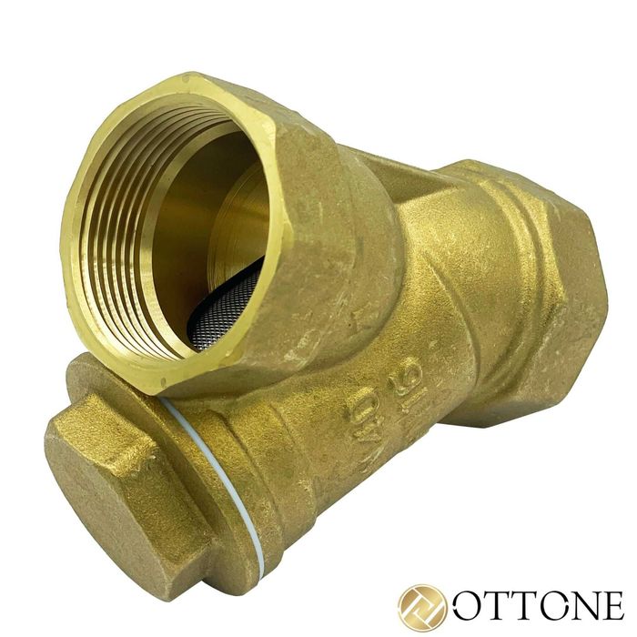 Filtr Skośny Siatkowy Osadnikowy Do Co Wody Z Magnesem Mosiężny 3/4''