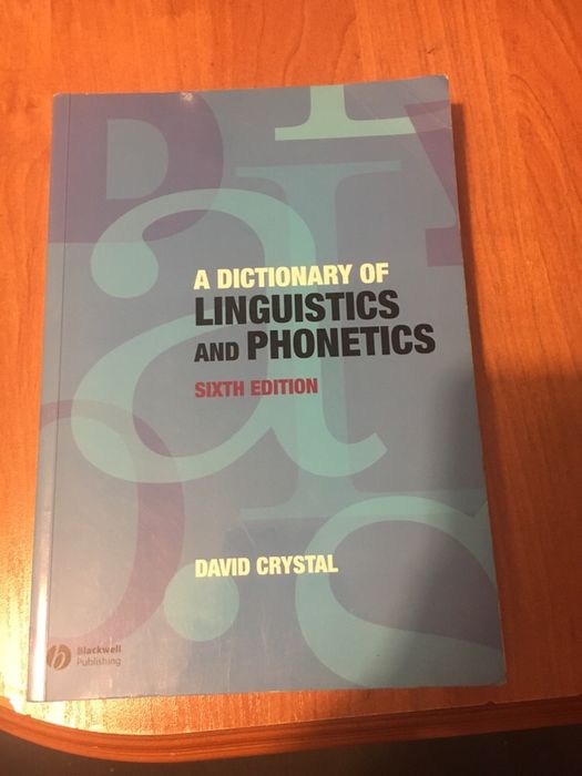 A Dictionary of Linguistics and phonetics- David Crystal-LINGWISTYKAf