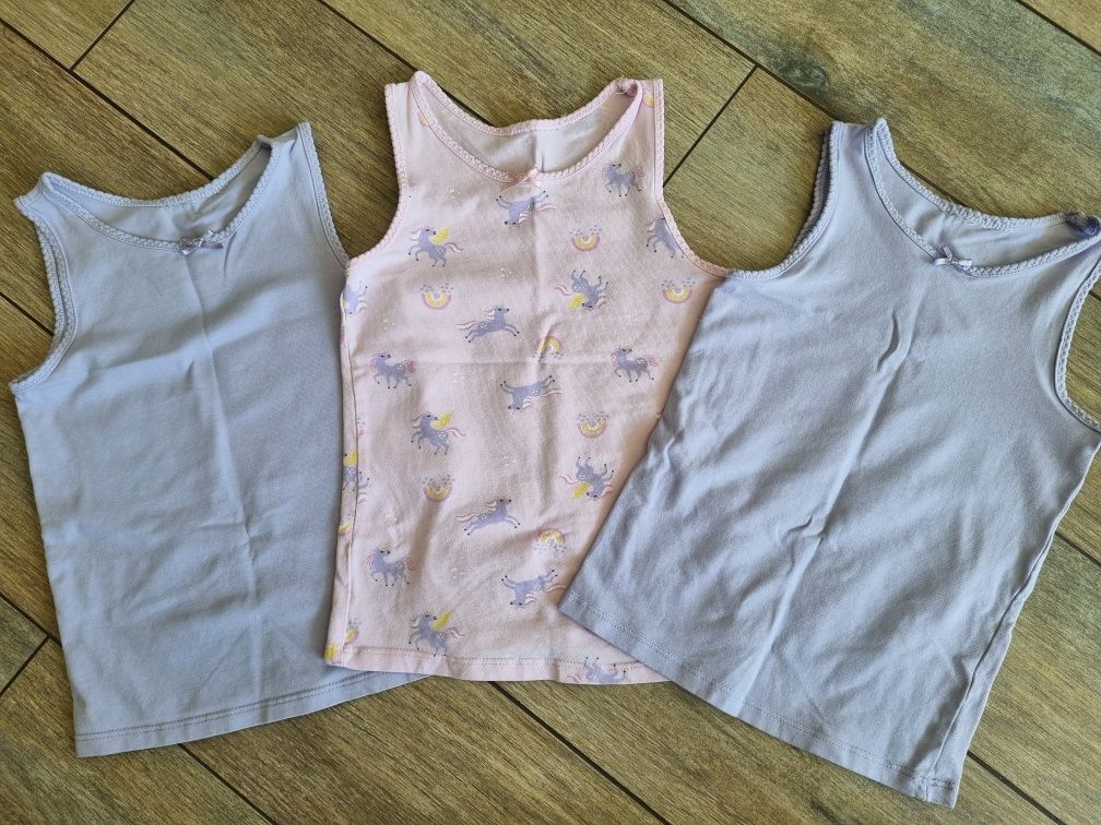 [H&M, Musli] podkoszulki bawełniane r. 104