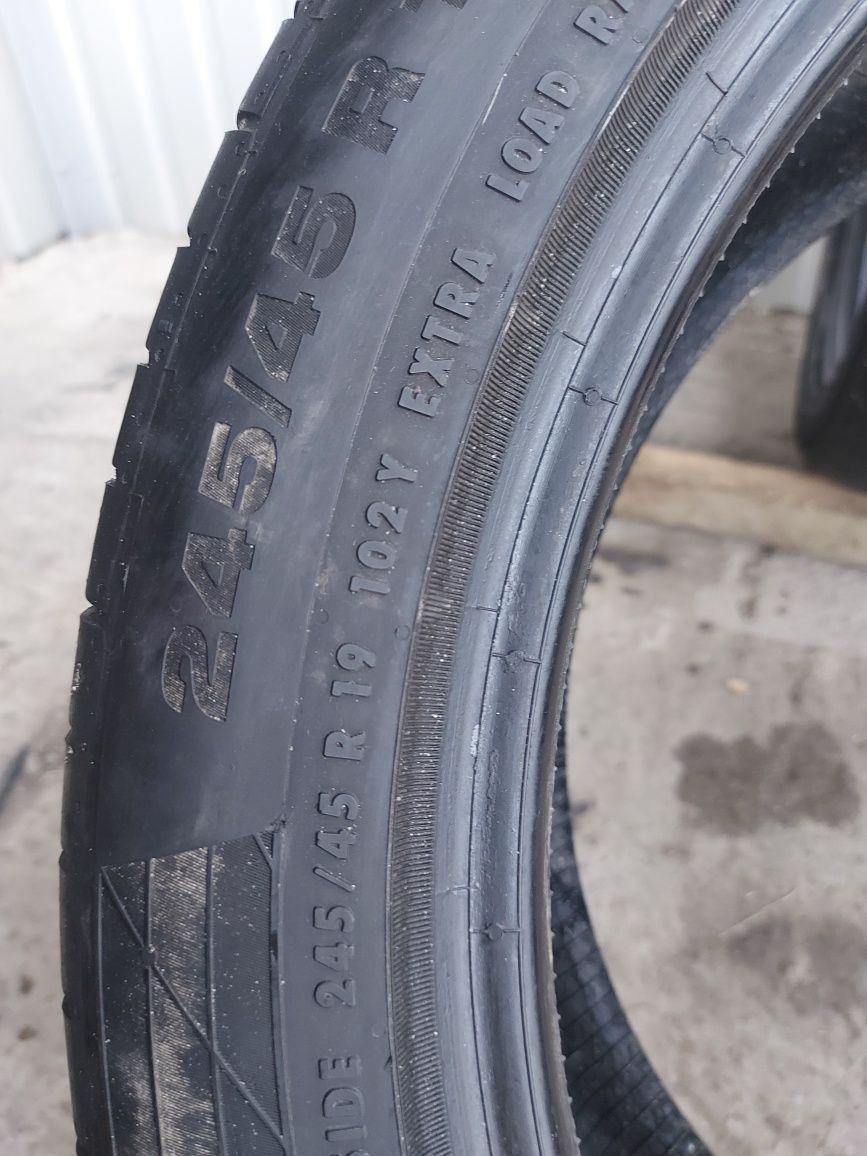 245/45 R19 102Y Continental пара 2шт 2020року