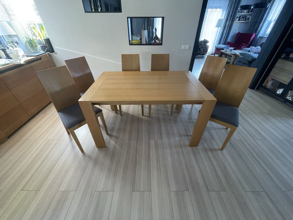 Stół PAGED TORONTO dąb naturalny 140/230x90