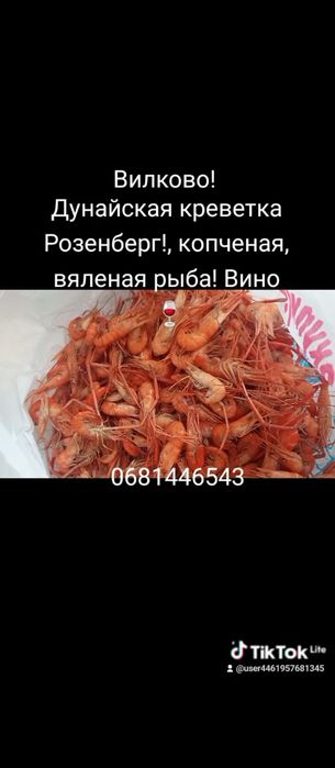 Дунайская креветка, Розенберг! копчёная, вяленая рыба!