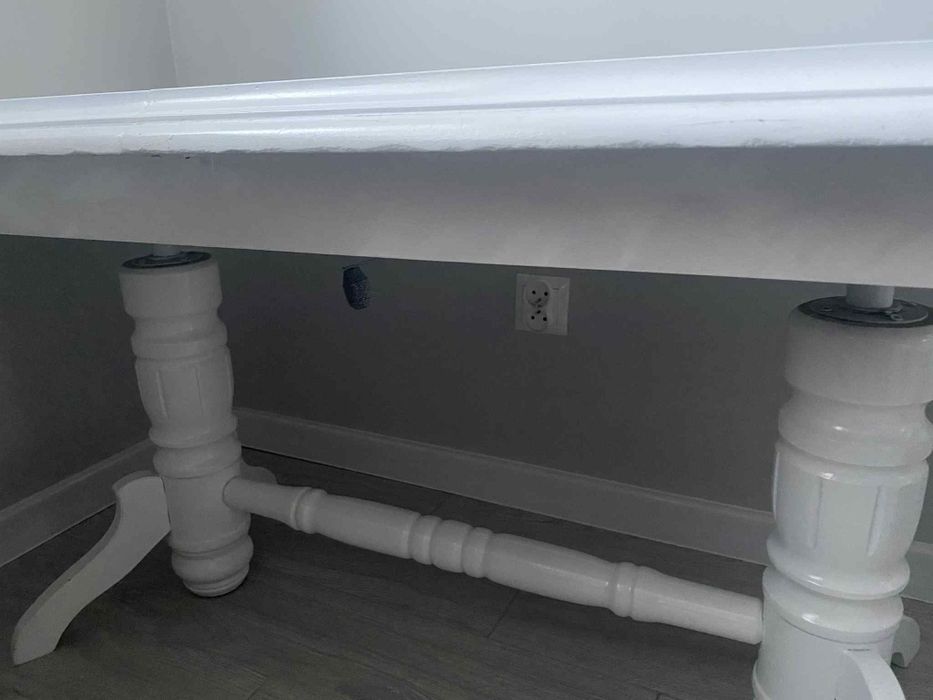 Biały stół 1,40 x 70cm