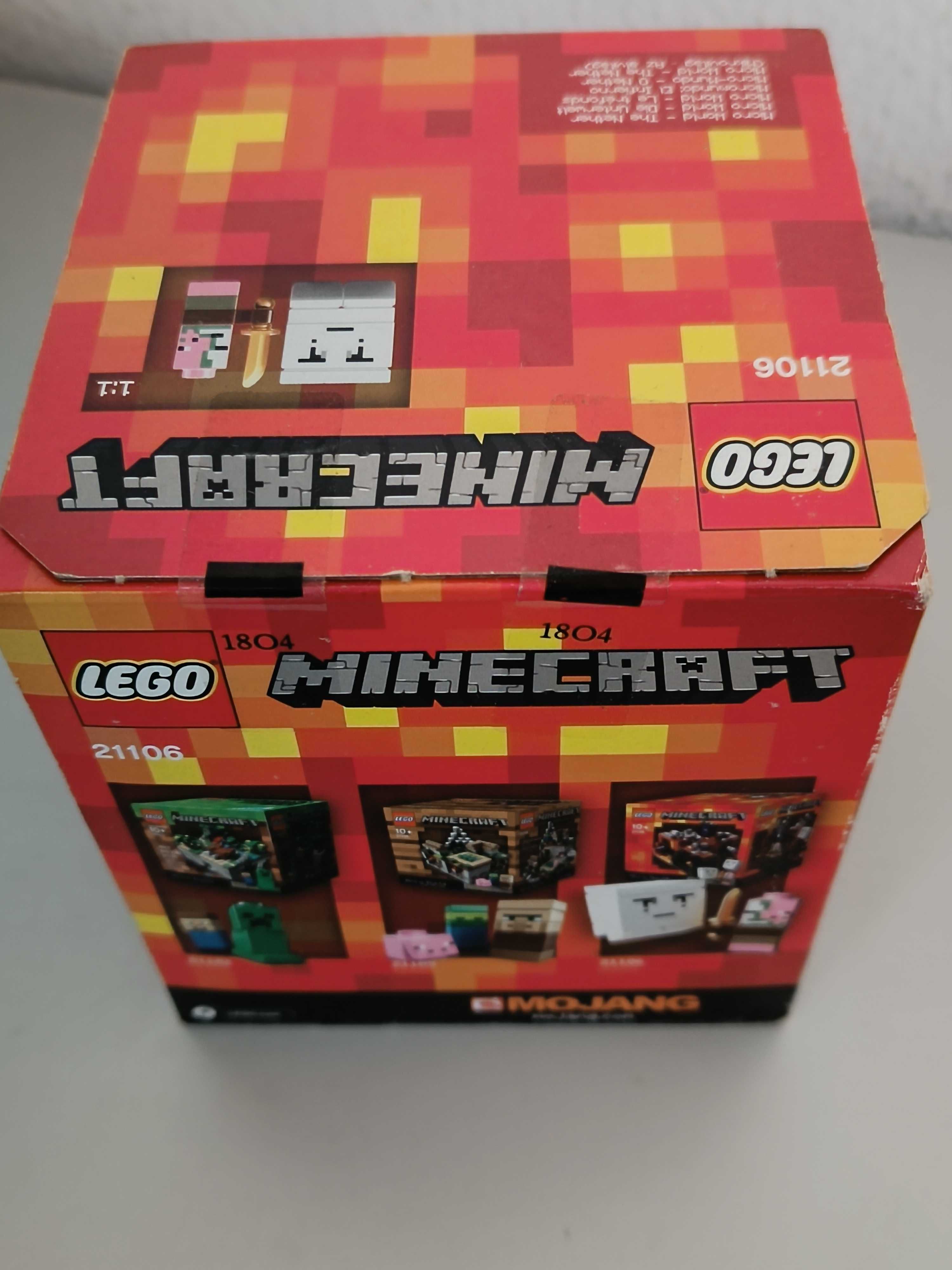 Sets Lego Minecraft 21105, 21106, 21107