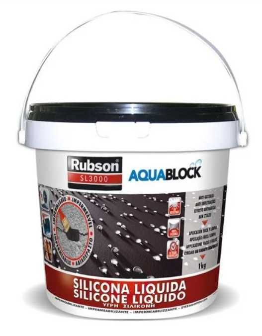 Silicone Liquido Rubson PRETO AQUABLOCK 5Kg