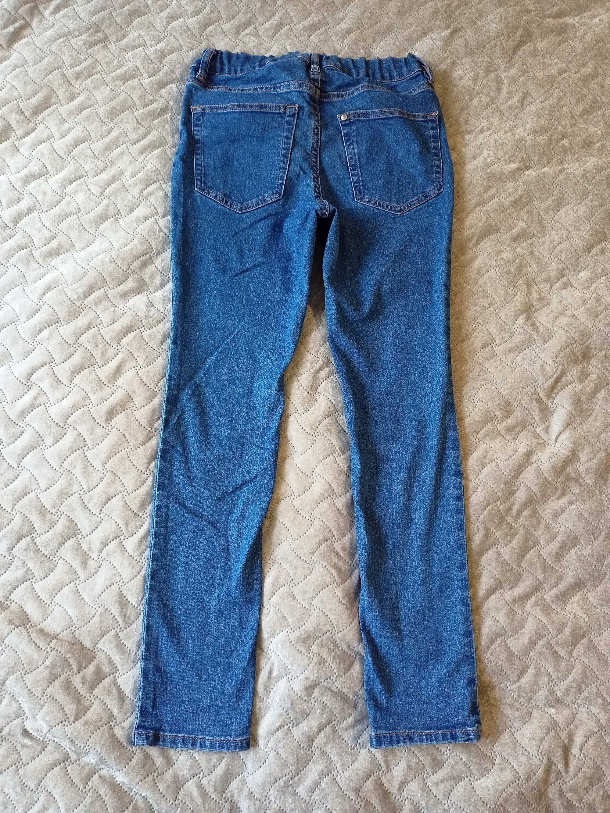 Spodnie chłopięce jeansy skinny rozmiar 140