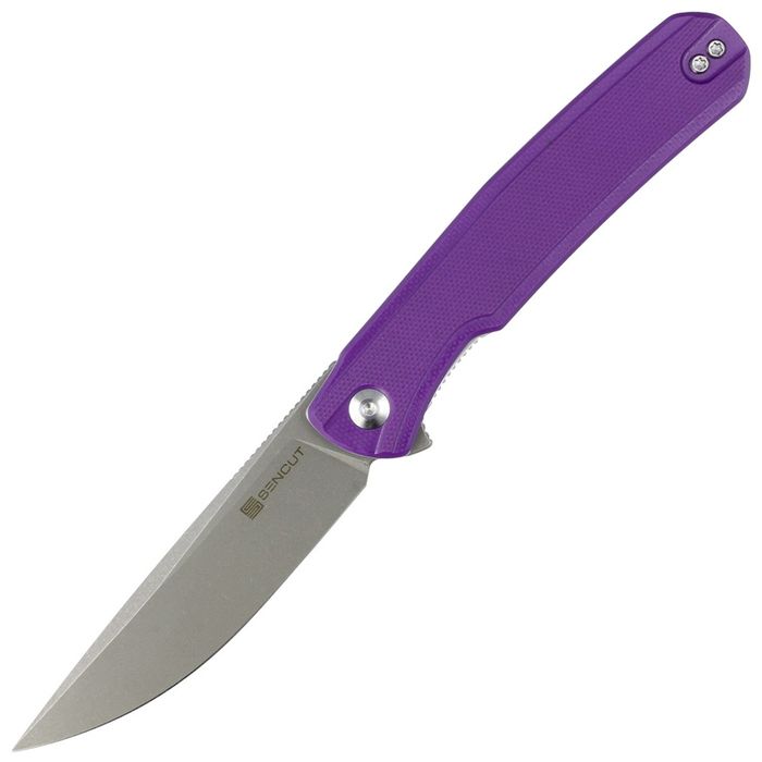 Nóż składany Sencut Scitus Purple G10, Gray Stonewashed D2 by Ostap