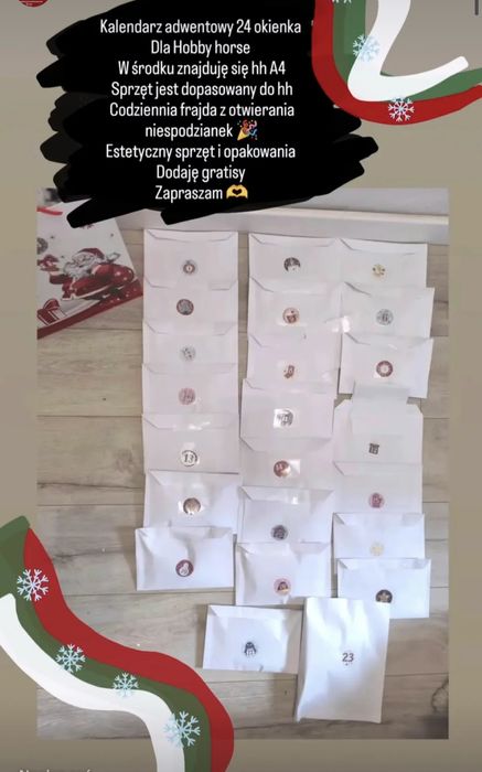 Kalendarz adwentowy dla hobby horse