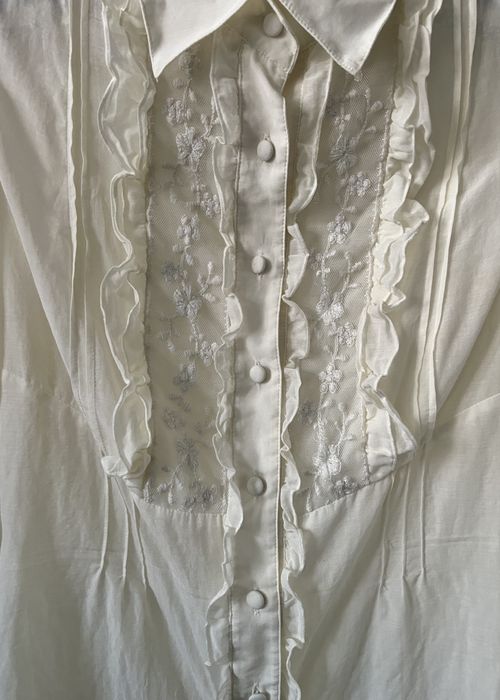 Elegancka retro vintage koszula MNG r.34 jedwab