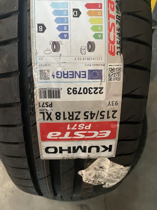 215/45R18 Pneus 100% do piso