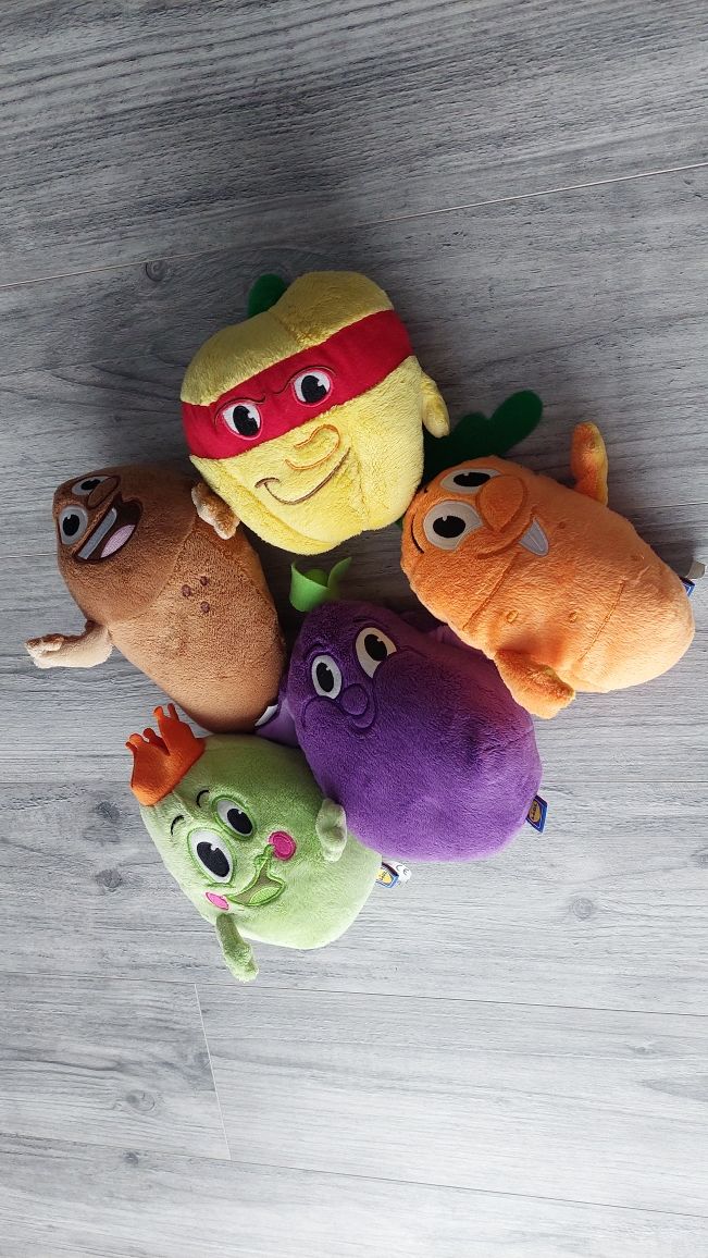 Maskotki pluszaki warzywa Lidl - 5 sztuk