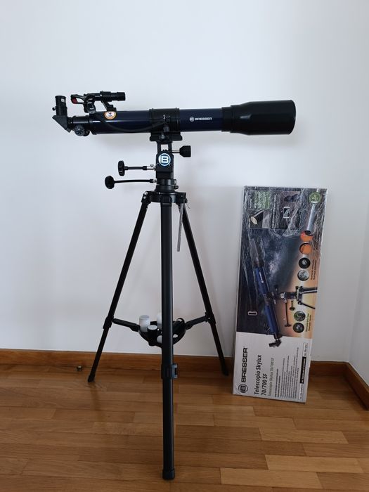 Telescópio Bresser Skylux 70/700 SF — NOVO, com caixa original (2024)