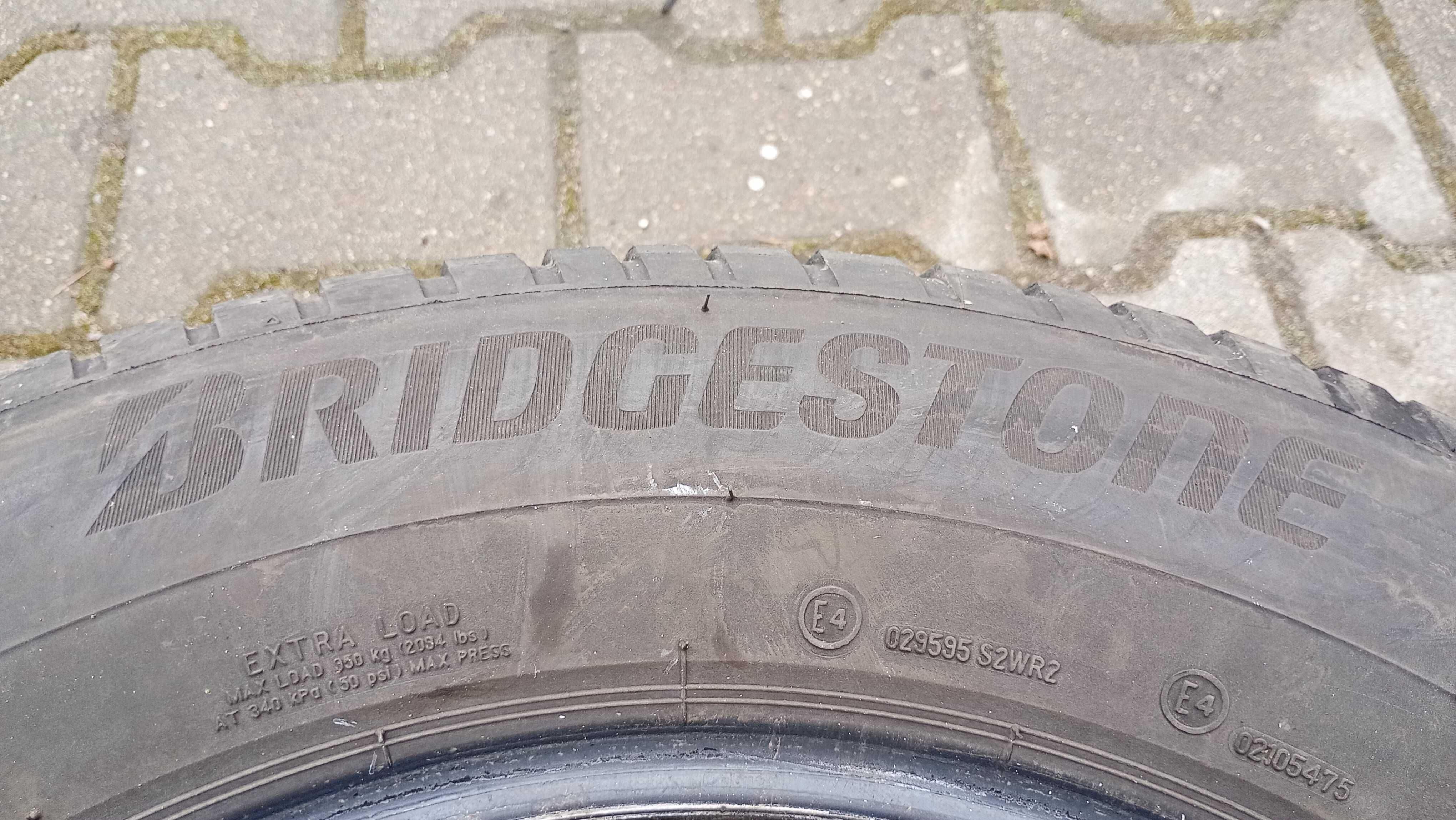1x 225/65R17 Bridgestone WeatherControl A005 Całoroczna Używana FV Sdl