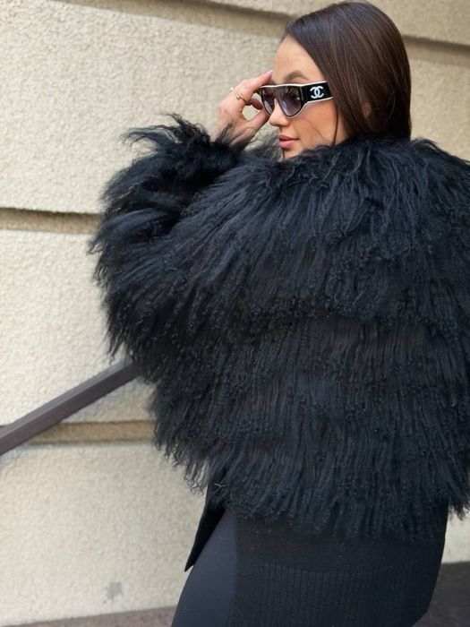 Шуба из натуральной ламы.Шуба лама.шуба з лами.наші фото.