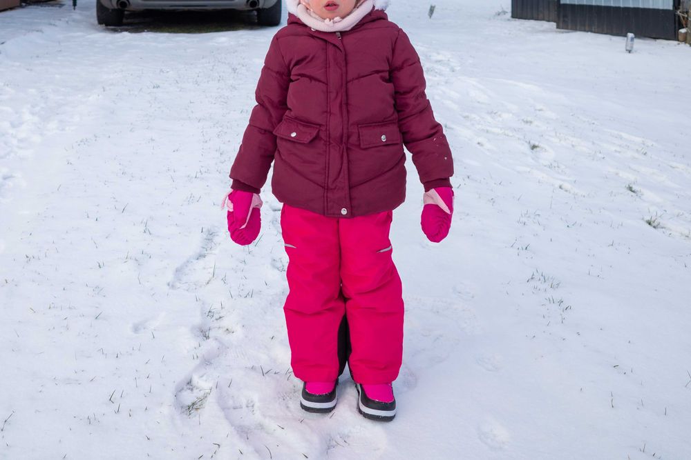 Spodnie zimowe, ocieplane dla dziecka 98/104