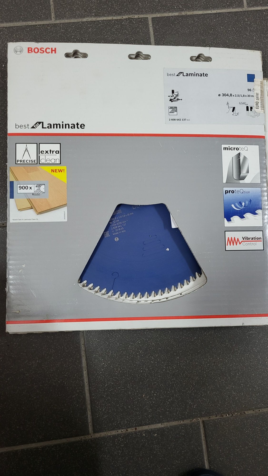 Tarcza Bosh Best for laminate 304.8x2.5/1.8x30mm