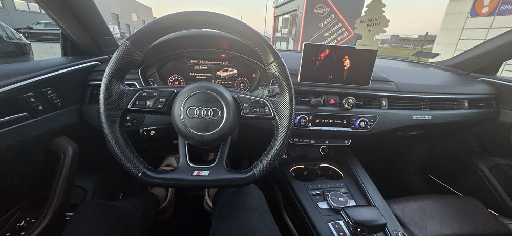 Audi a5 quattro sline premium 2.0 tfsi 250km wirtualny kokpit matrix