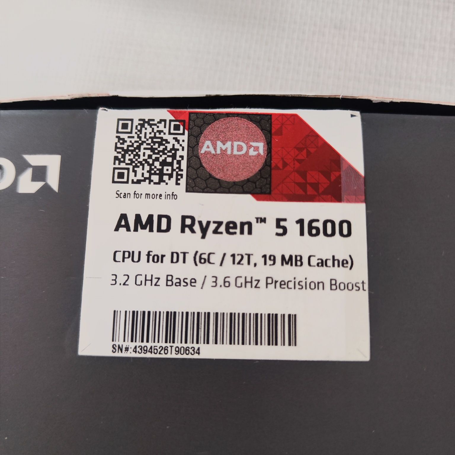 AMD Ryzen 5 1600 AF