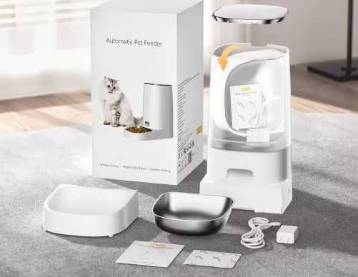 Comedouro para Pets robot (cães e gatos) automático NOVO ENVIO GRÁTIS