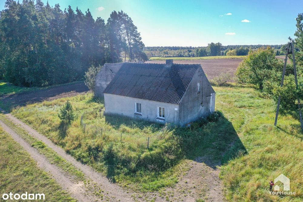 Dom z budynkiem gospodarczym - Dębień