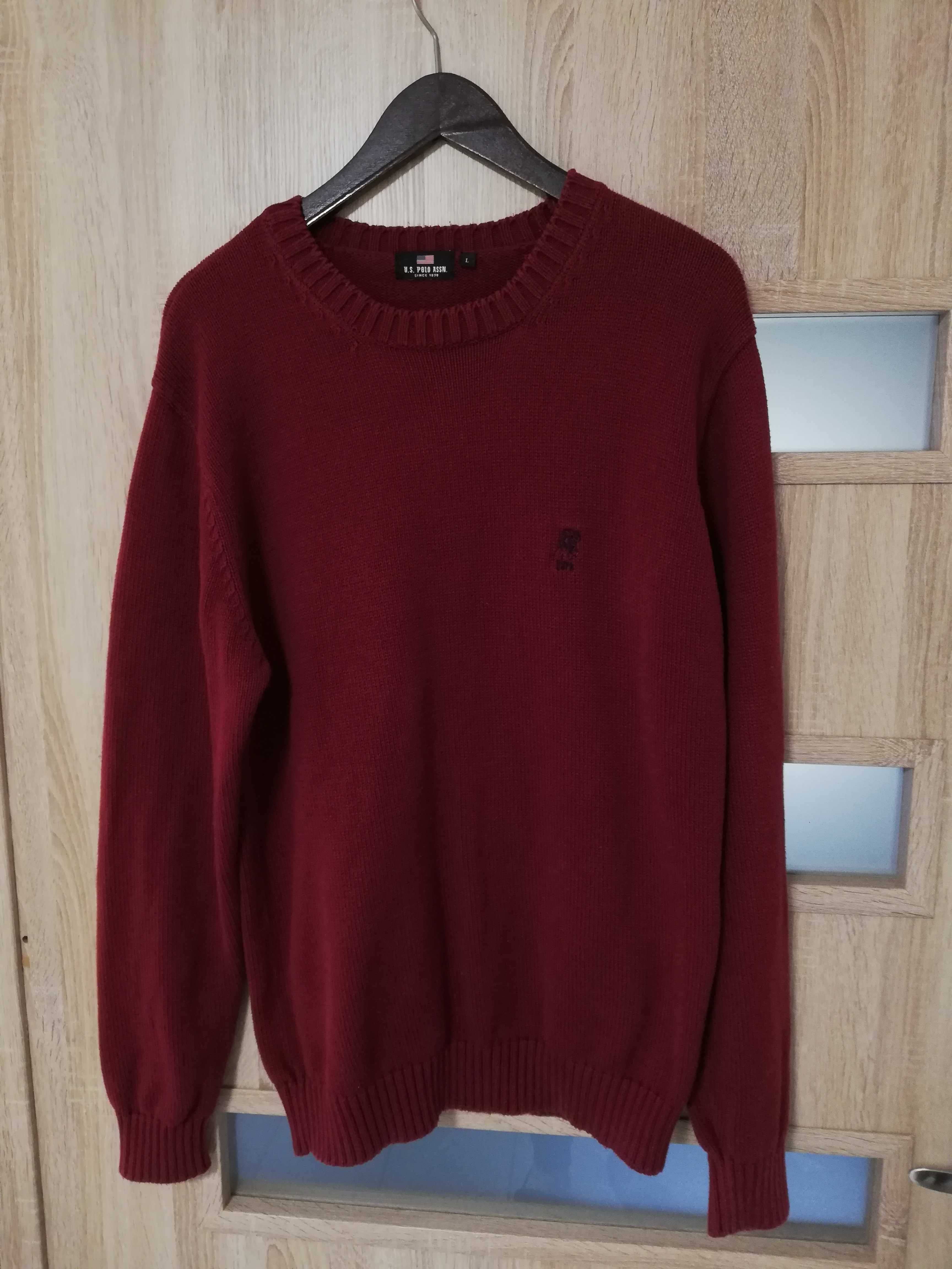 Sweter męski U.S Polo ASSN. 100% bawełna rozmiar L