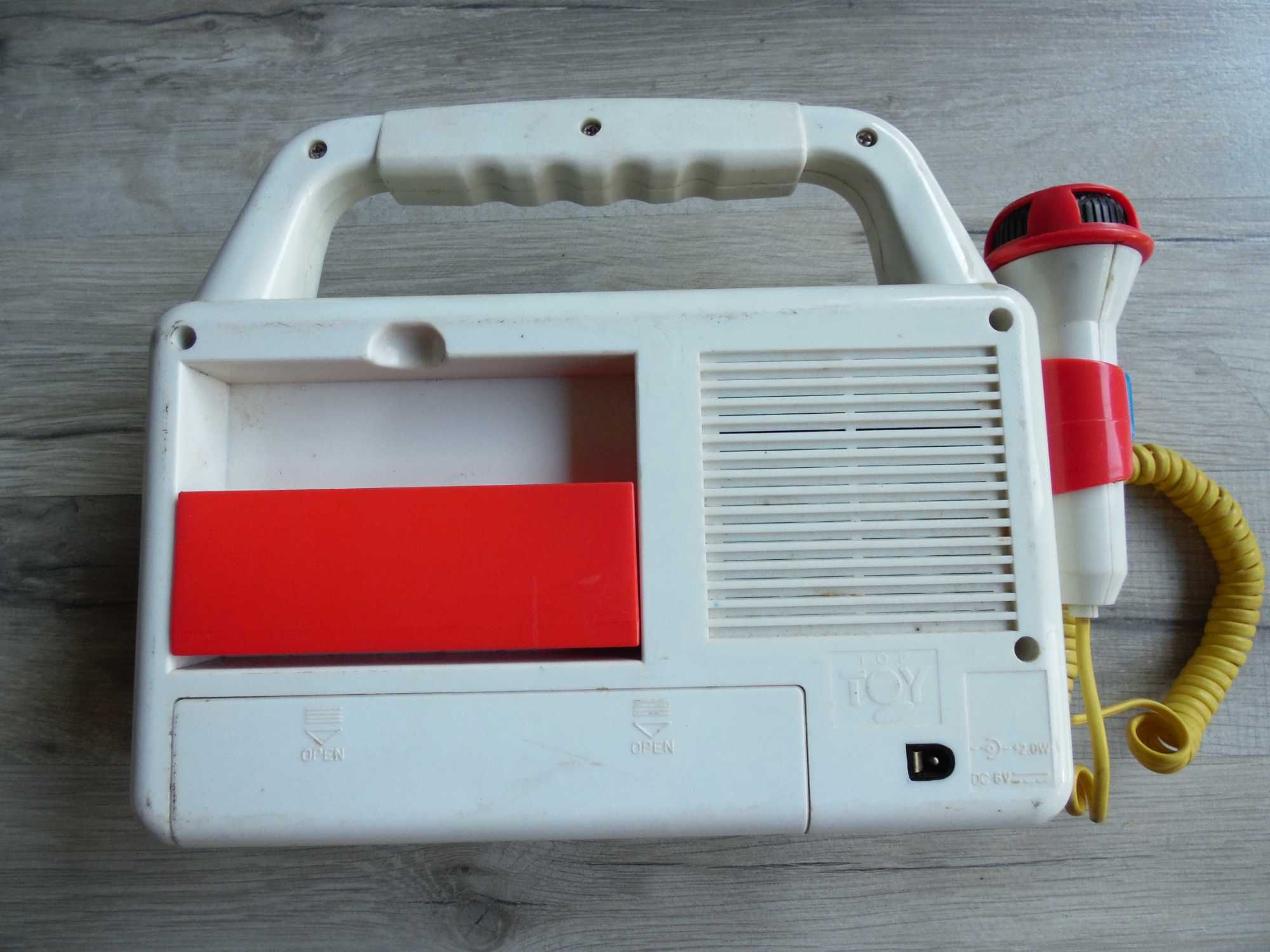 Gravador de Cassetes Áudio Vintage com 1 Microfone