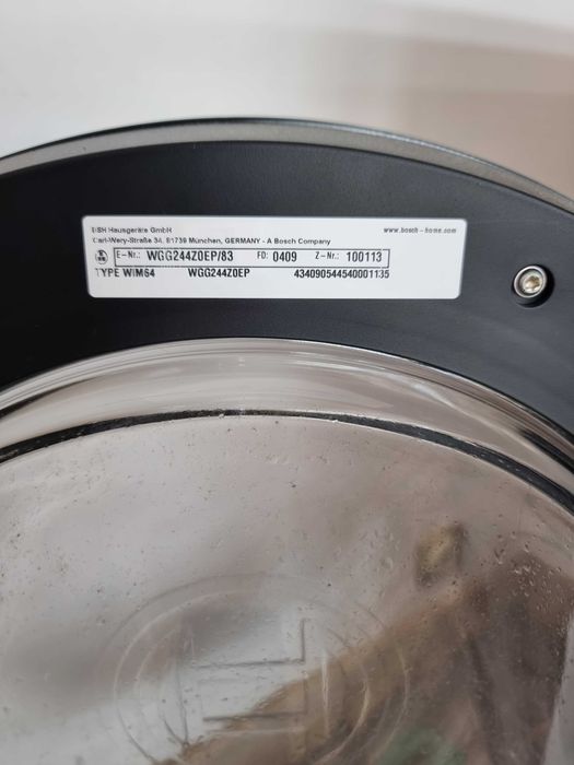 Máquina de Lavar Bosch Serie 6 — 9 kg, 1400 rpm — Nova + Garantia