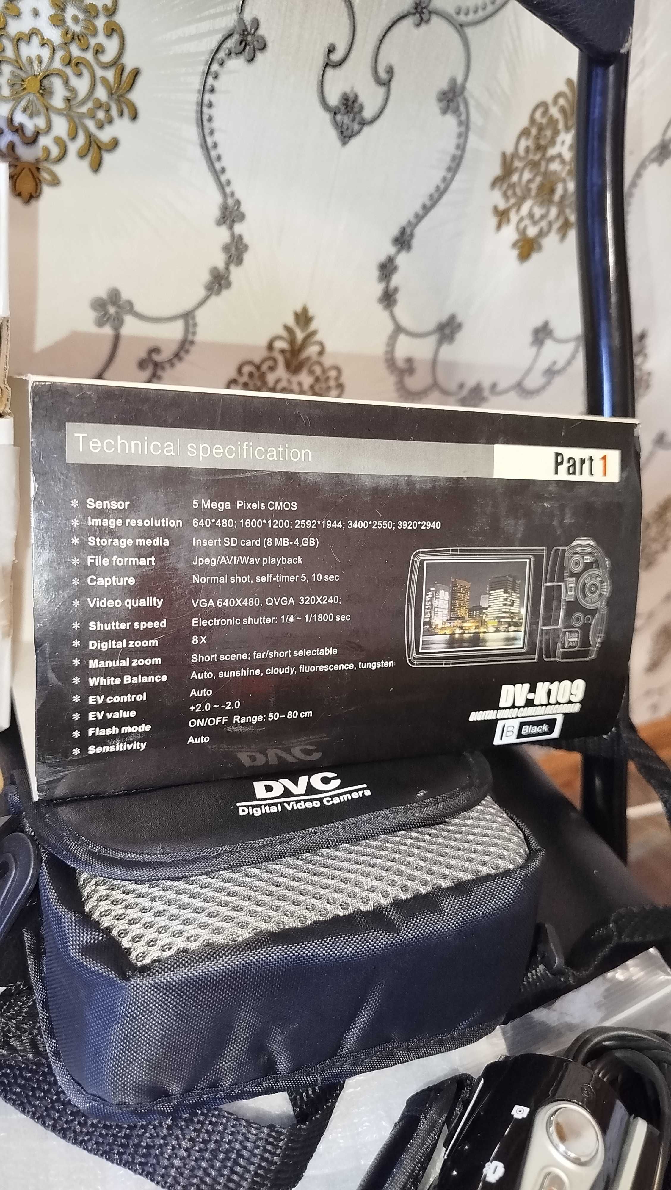 Видеокамера DV-K109 12 Megapixel SDCard Li-ion или AAAx4