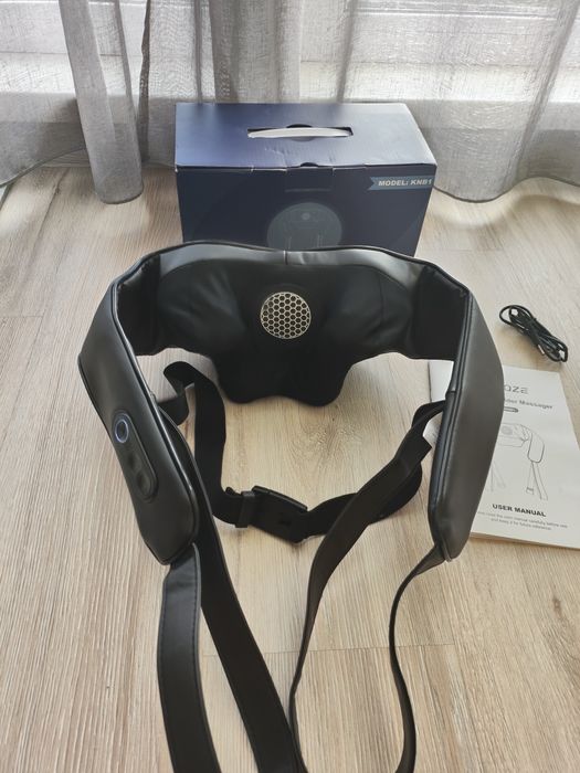 Масажер для шиї KNOZE з підігрівом, бездротовий, для глибокого масажу