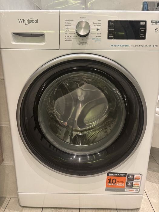 Pralka Parowa Whirlpool 8kg gwarancja