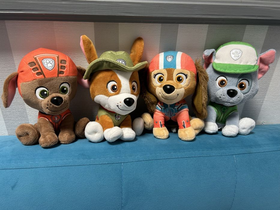 Мяка іграшка Щенячий Патруль Ліберті, Шукач, Рокі, Зума