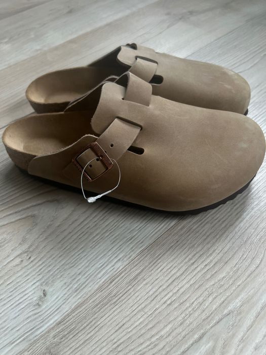 Birkenstock klapki zamszowe