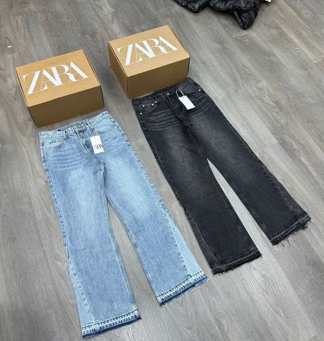 zara flared jeans