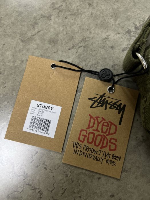 Stussy Dyed Goods Shoulder Bag Olive Оригінал
