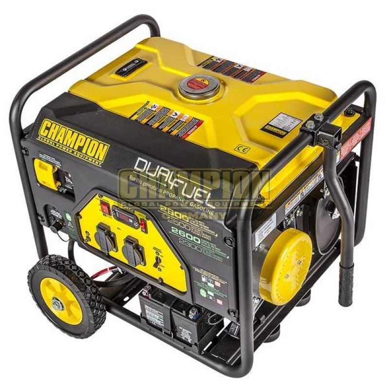 СКИДКА!!!Генератор 2,8кВт ГАЗ/БЕНЗ ЭЛЕКТРОСТАРТЕР Champion CPG3500E2