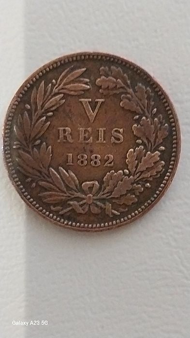 Moeda V Reis 1882