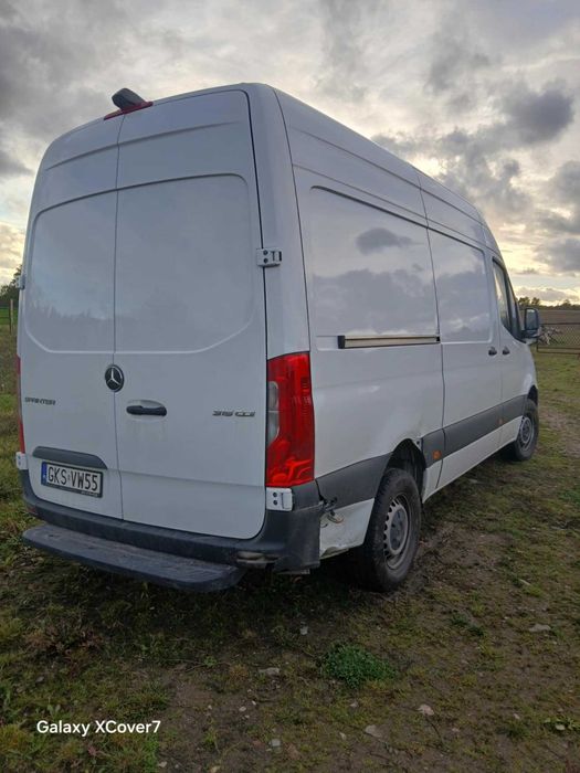 mercedes-benz sprinter 315 zabudowa chłodnicza zannoti uszkodzony