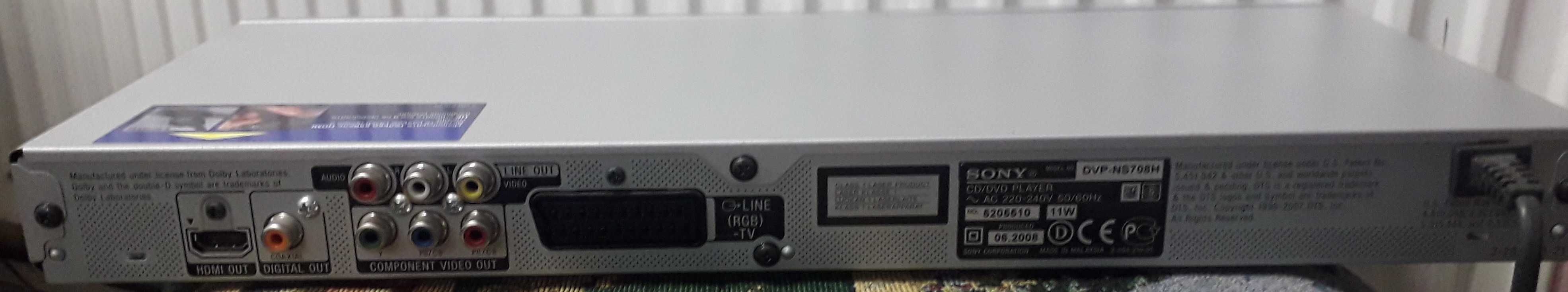 DVD Sony DVP-NS 708H