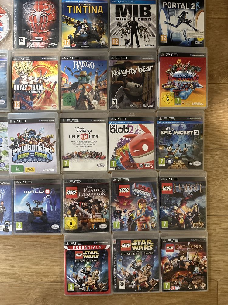 Sprzedam zamienie gry dla dzieci na konsole Ps3 lego rango spiderman