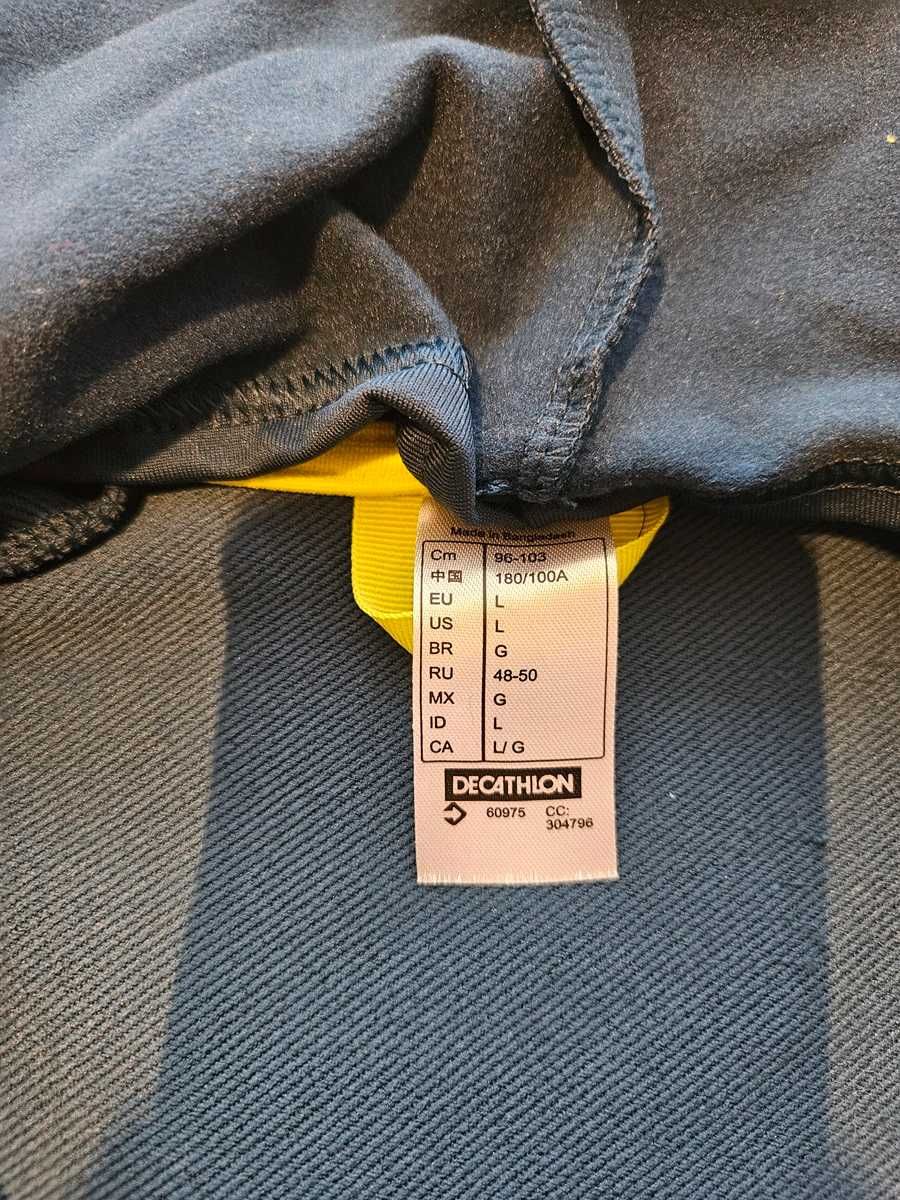 Softshell Kurtka Zimowa Rowerowa Triban RC500 rozmiar L JAK NOWA