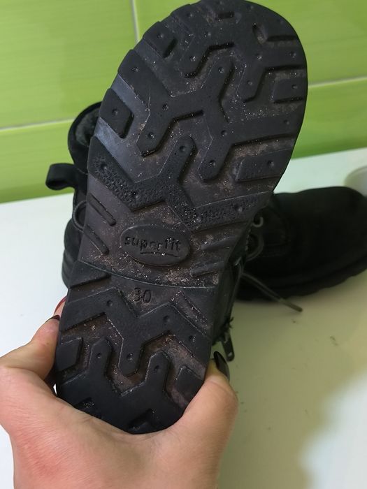 Черевики осінні шкіряні Superfit gore-tex 30р на хлопчика. 19см