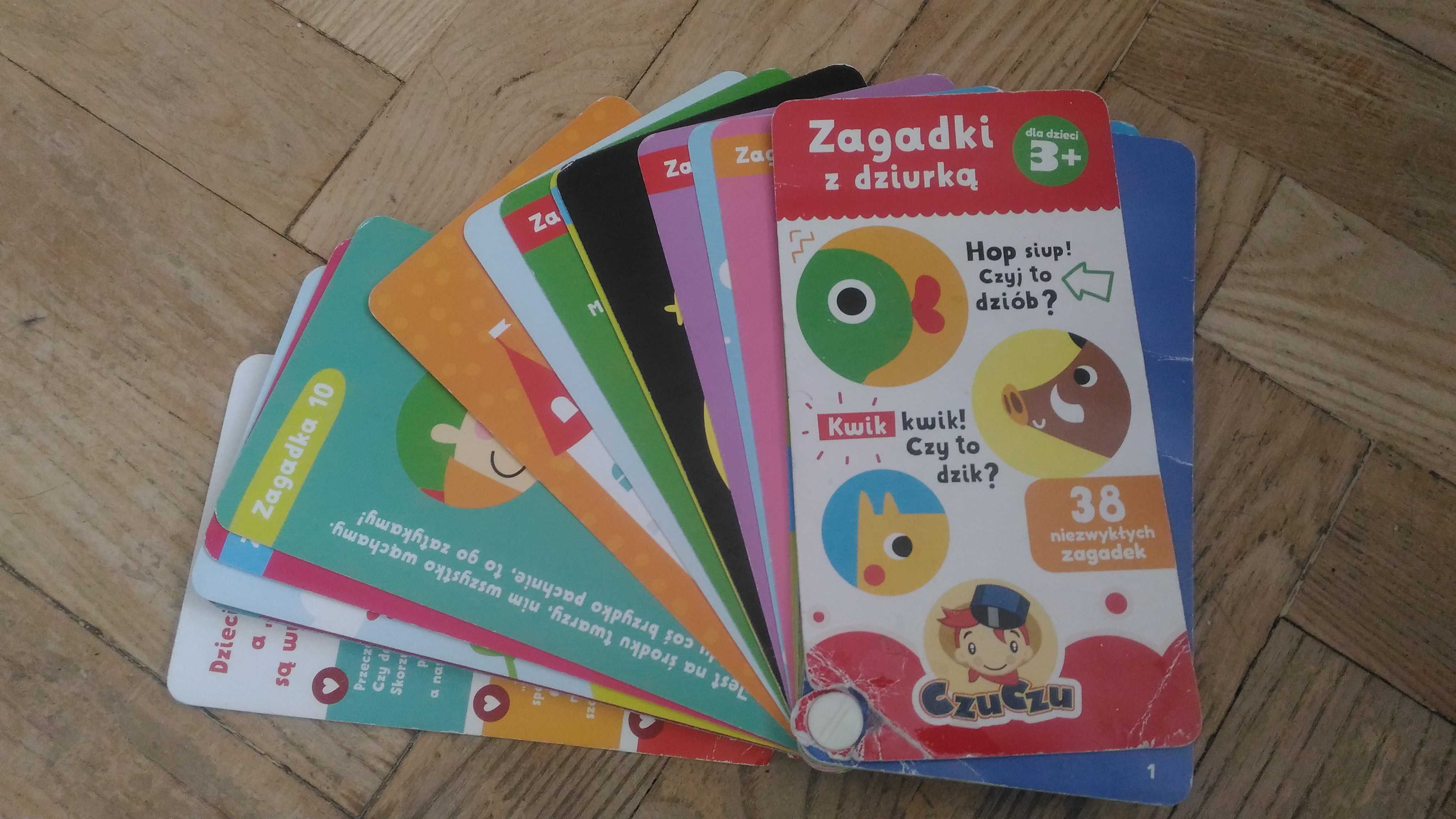 Quiz mądrego przedszkolaka i Czuczu zagadki z dziurką - do podróży