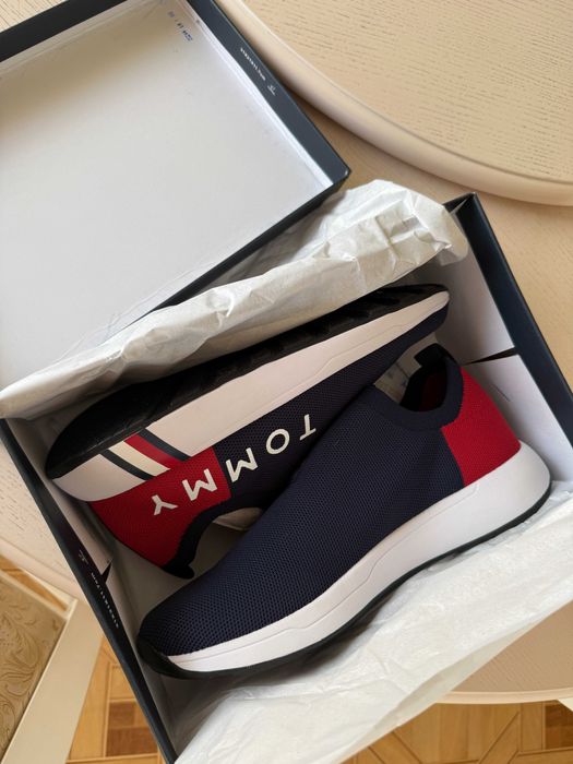 Tommy hilfiger cнікерси кеди сині 42 розмір, 28 см, 11 М легкі